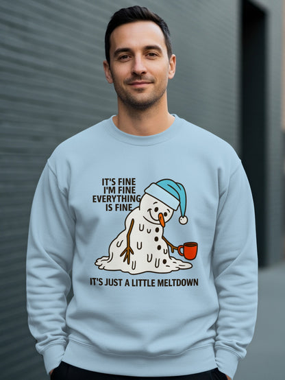 It's Fine I'm Fine Everything Is Fine Sweater