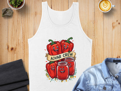Ajvar Crew Funny Cartoon Design Tank Top product