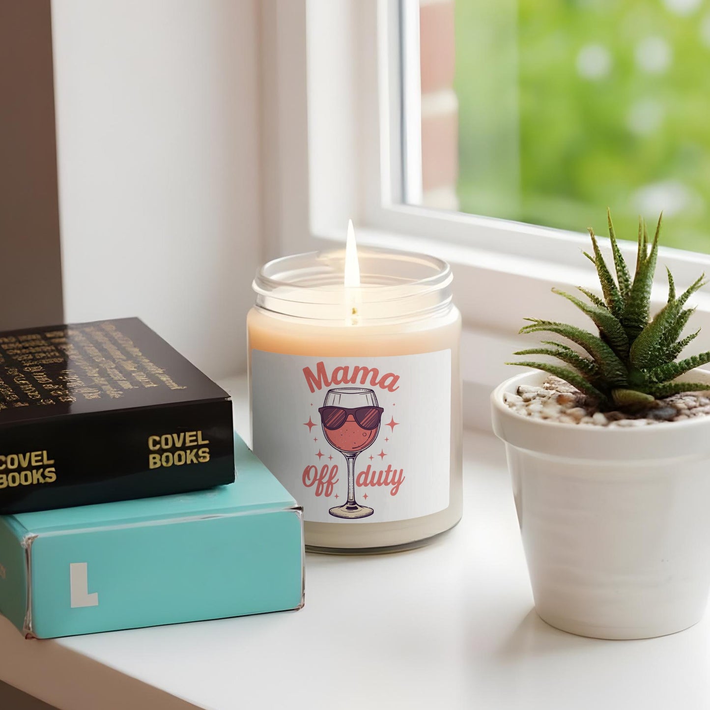 Mama Off Duty Scented Candle for Relaxation Decor