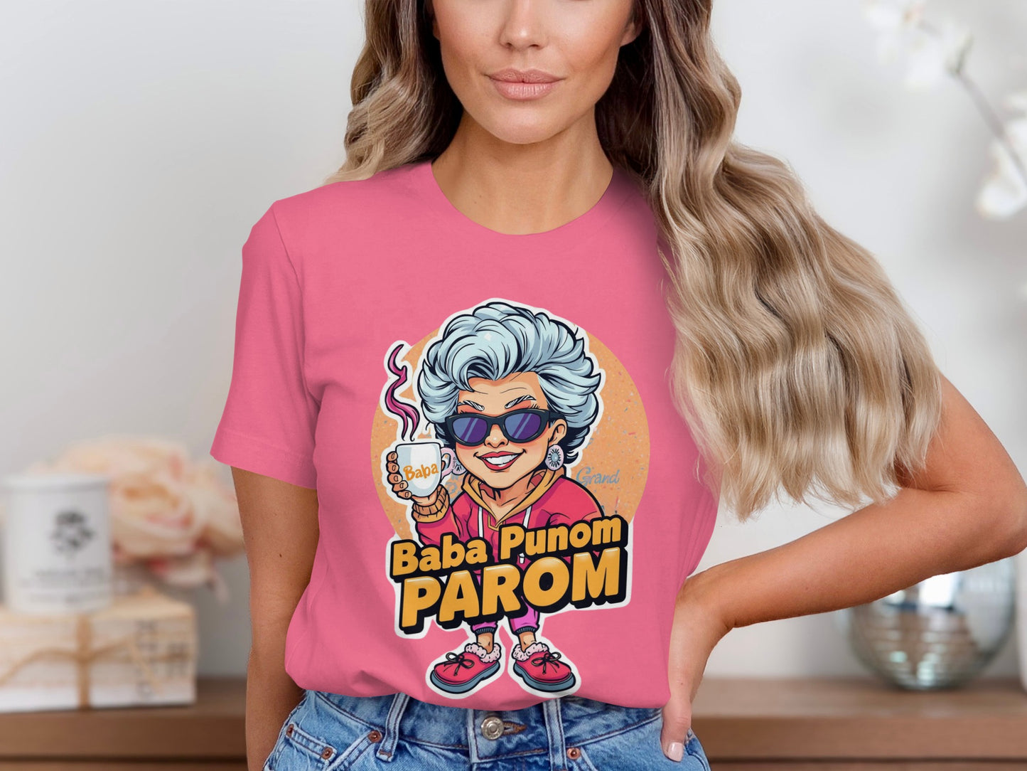 Quirky Baba Punom Parom Graphic T-Shirt Design