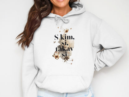 S kim si takav si floral print hoodie product