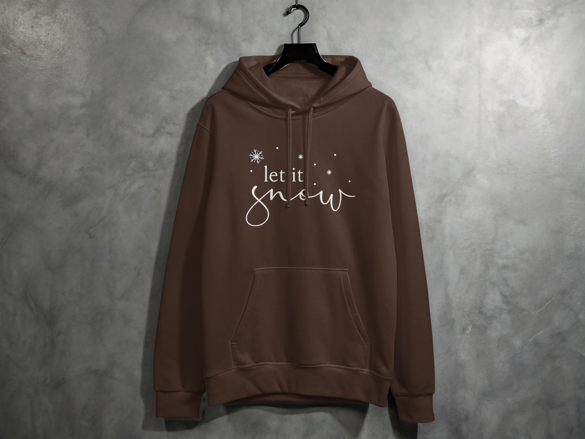 Cozy Winter Let It Snow Hoodie for the Season