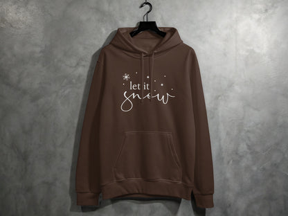Cozy Winter Let It Snow Hoodie for the Season