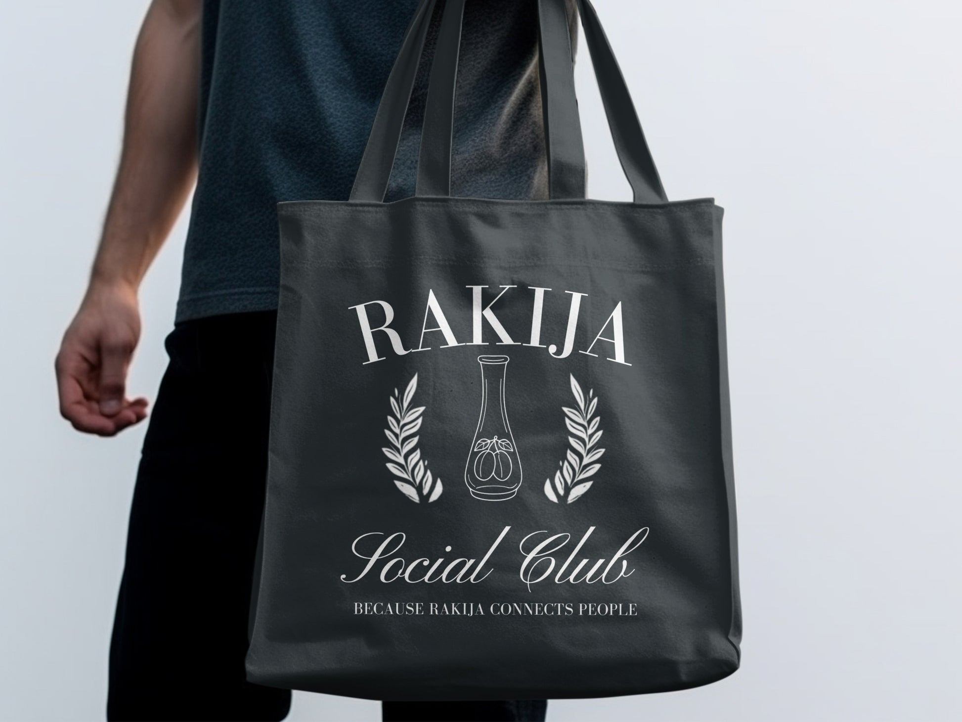 Rakija Social Club Tote Bag for Enthusiasts