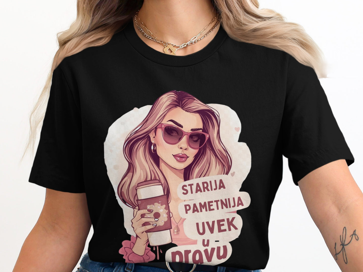 Stylish Graphic T-Shirt with Trendy Women's Design