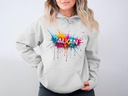 Colorful Balkan Splash Design Hoodie product type