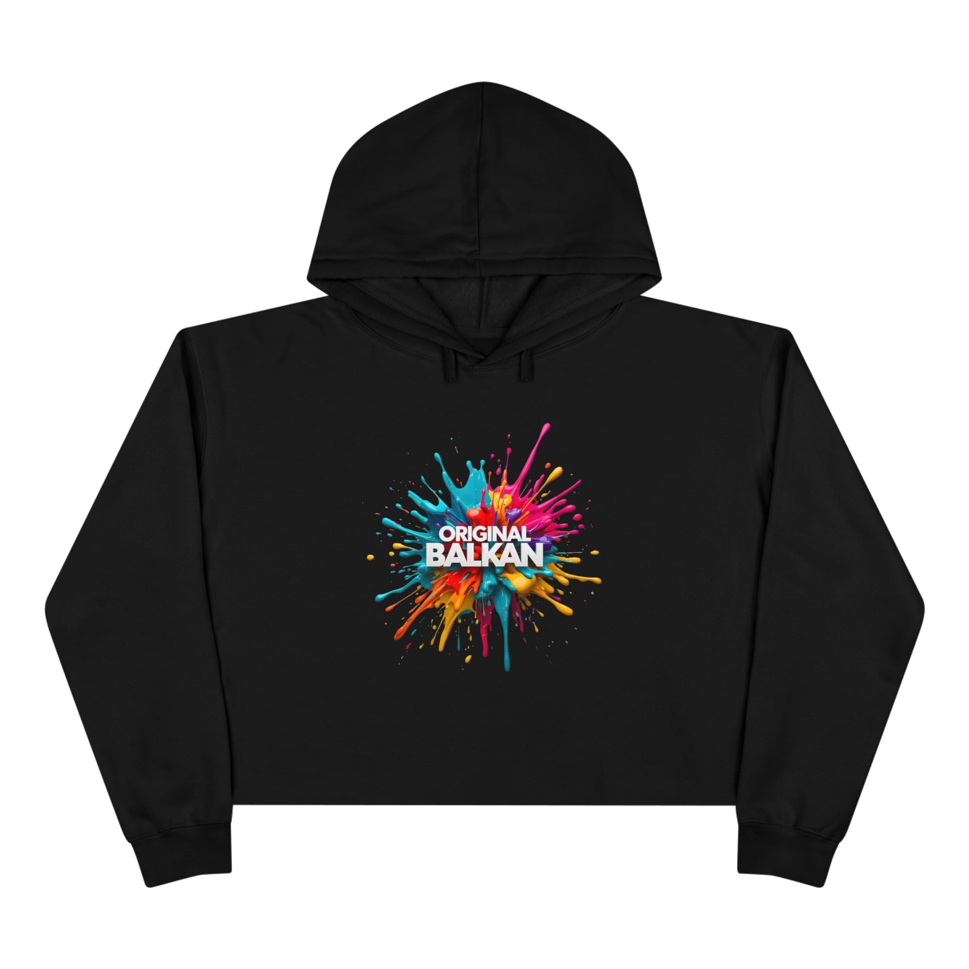 Black Colorful Paint Splat Original Balkan Hoodie product type