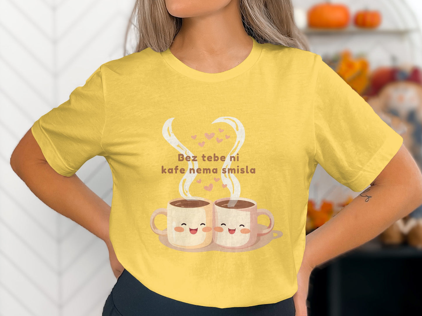 Bez tebe ni kafe nema smisla cute tee