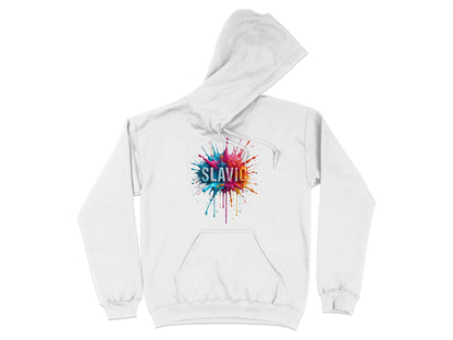 Slavic Colorful Paint Splatter Artwork Hoodie product type