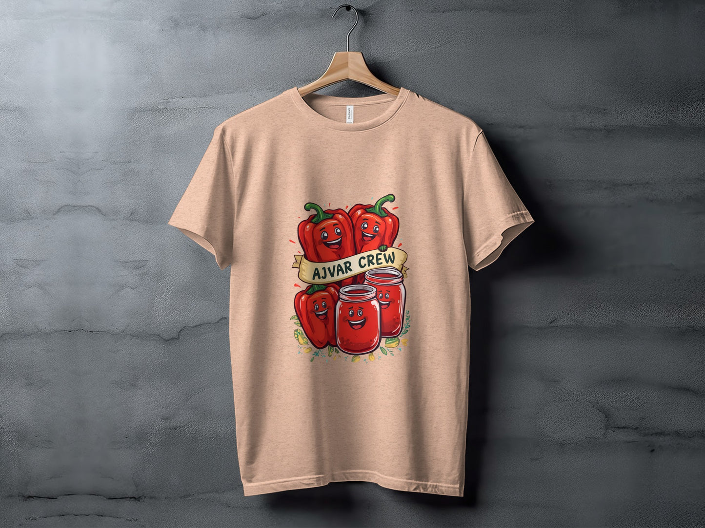 Ajvar Crew Peppers and Jars Graphic T-shirt product type
