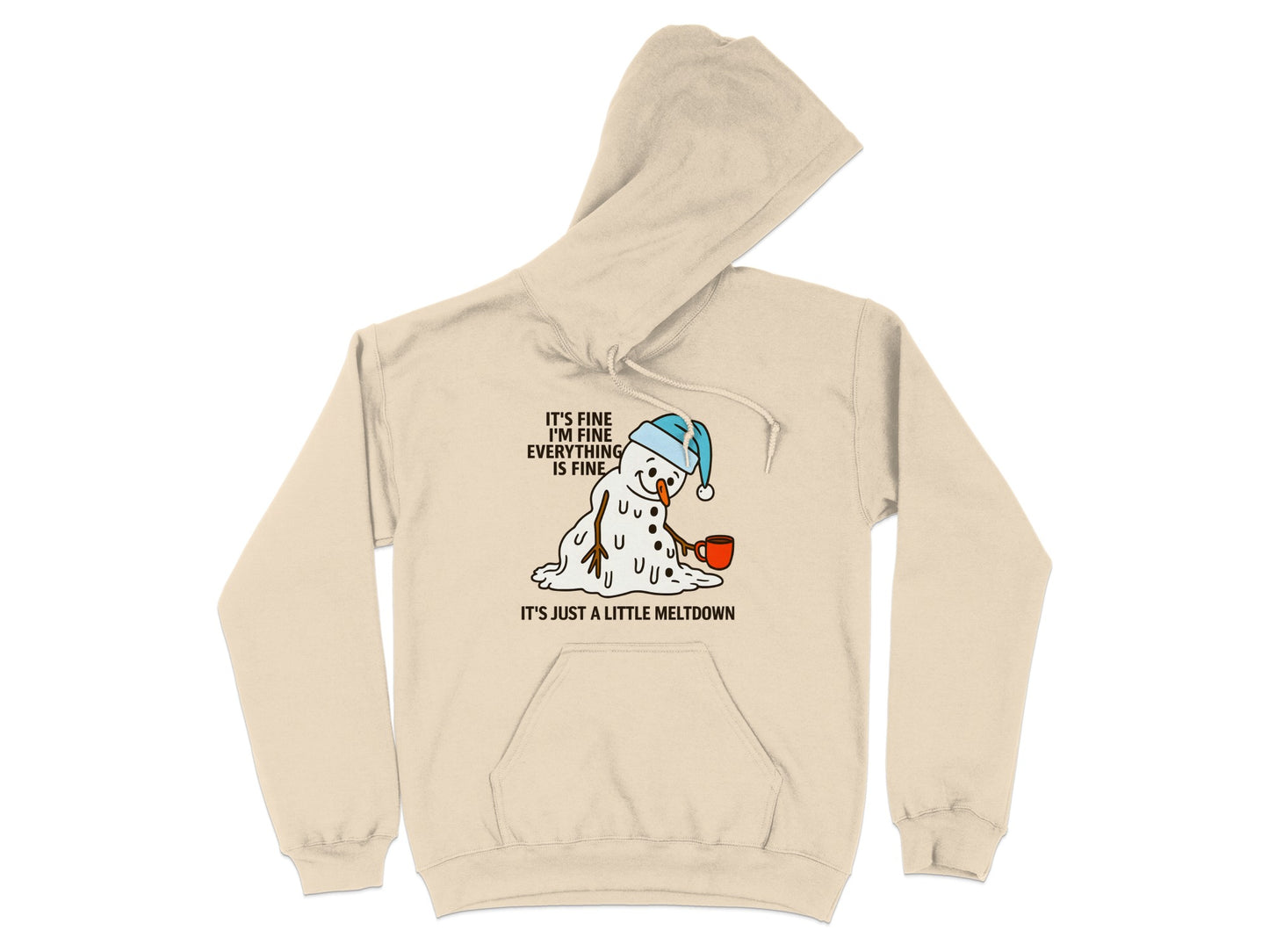 It's Fine I'm Fine Meltdown Hoodie