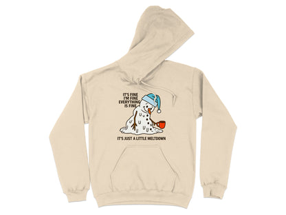 It's Fine I'm Fine Meltdown Hoodie