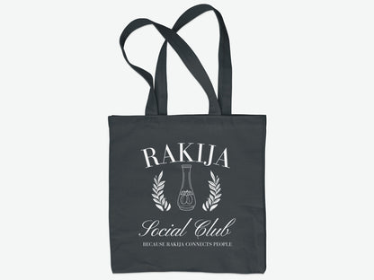 Rakija Social Club Because Rakija Connects People bag