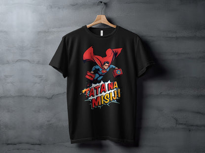 Superhero Graphic Tee with Vibrant Design Shirt