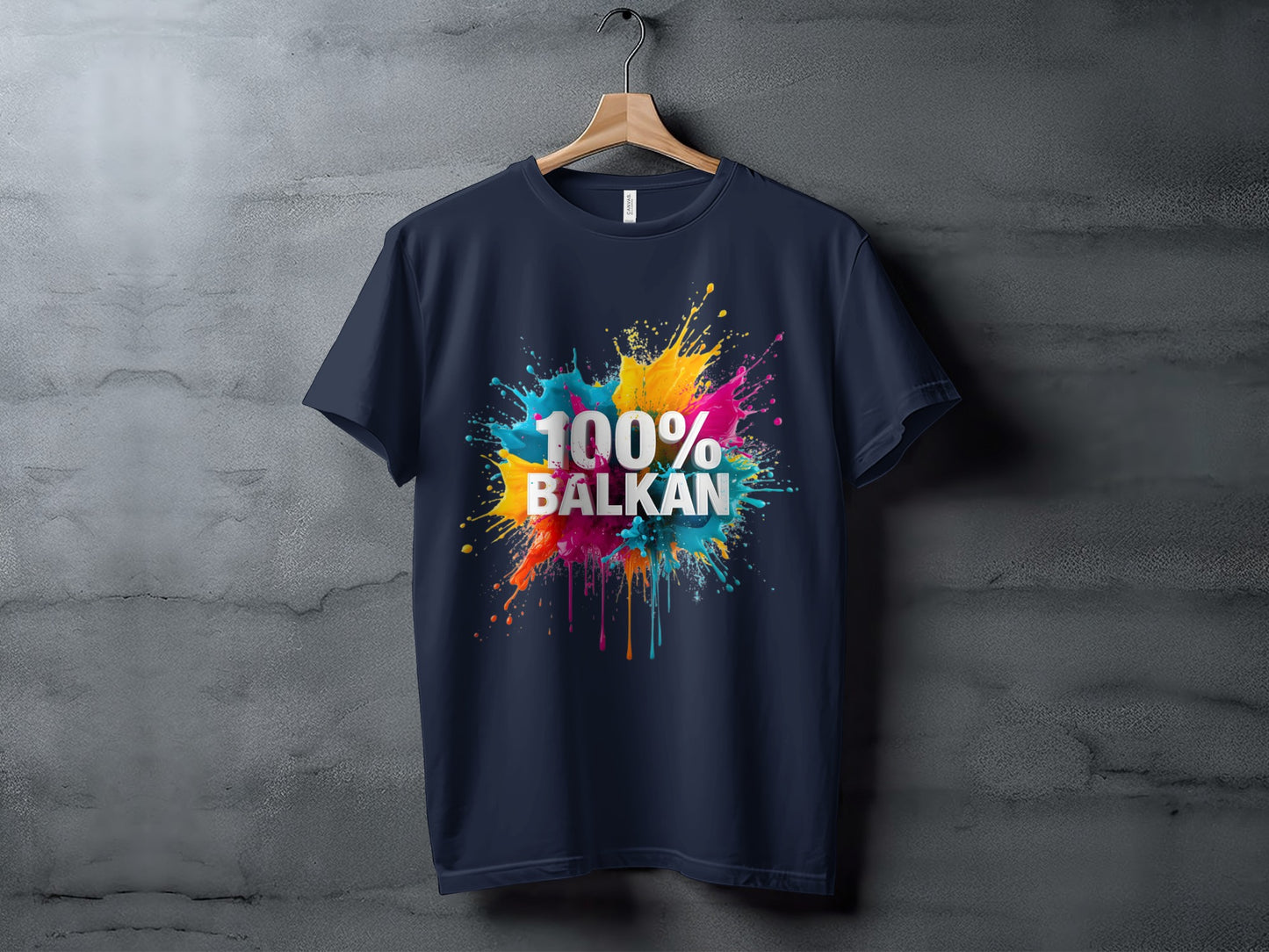 100% Balkan Vibrant Color Splash Design product type