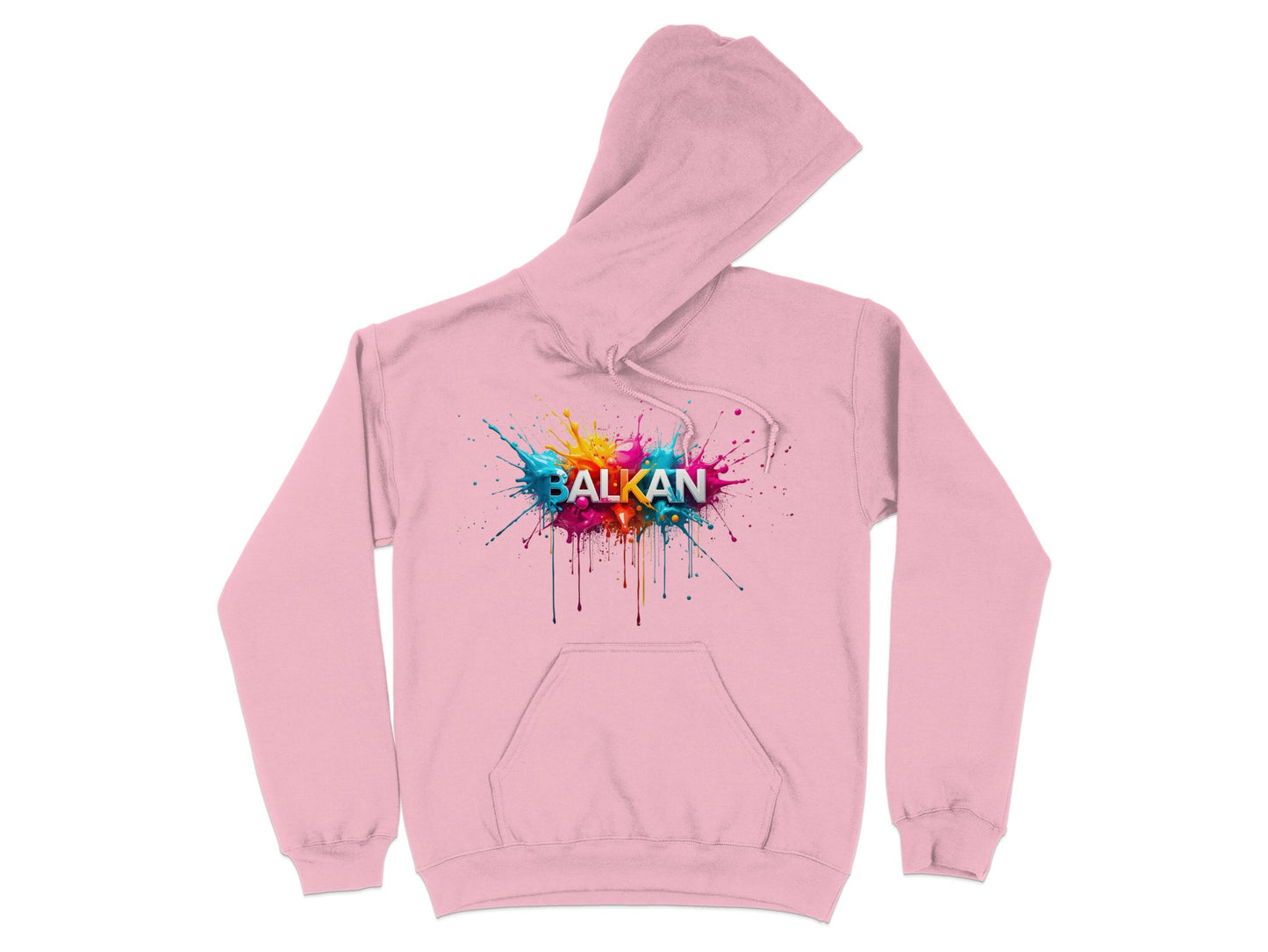 Balkan Splatter Colors Hooded Sweatshirt product type