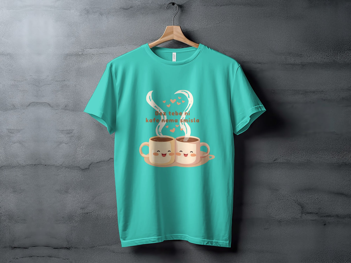 Cute Graphic Teacup Design Tee for Casual Outfits