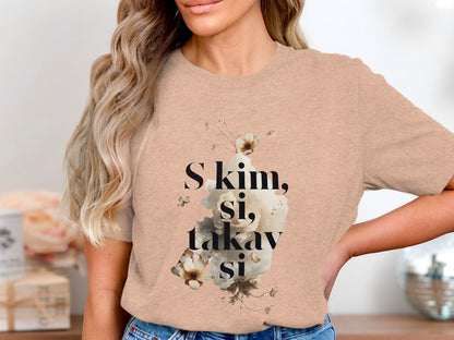 S kim si takav si casual statement t-shirt product type