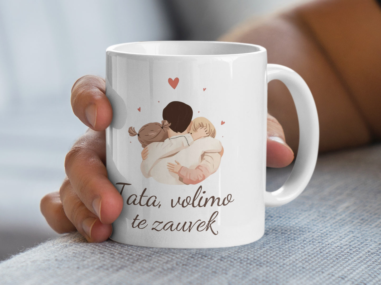 Tata volimo te zauvek Mug for Father's Day Gift