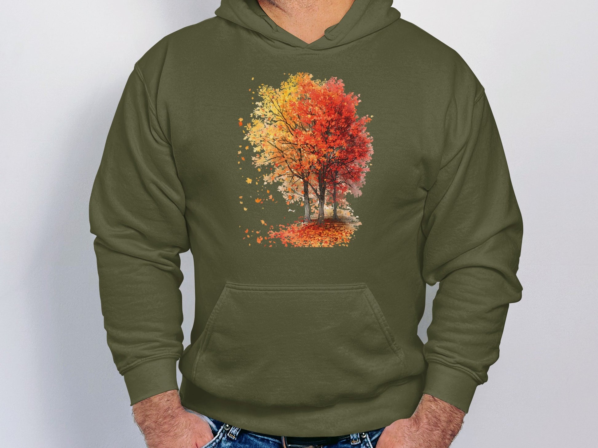Vibrant Autumn Tree Graphic Hoodie Stunning Sweatshirt Product