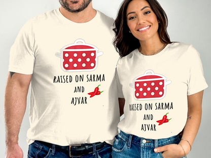 Raised on Sarma and Ajvar Graphic T-Shirt product type