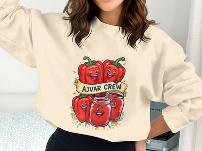Ajvar Crew Graphic Long Sleeve Sweatshirt product type