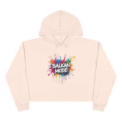Balkan Mode Cream Colorful Paint Splash Hoodie product type