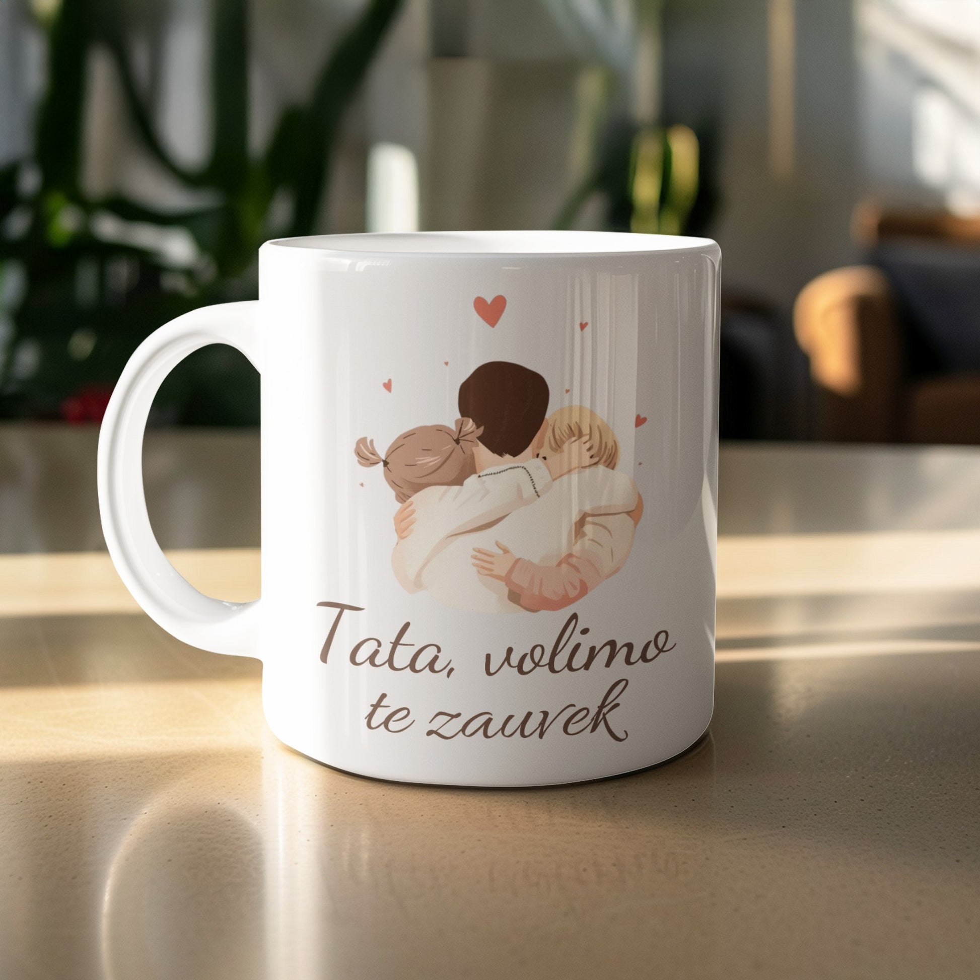 Tata Volimo Te Zauvek Mug with Heartwarming Design