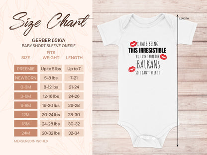 I Hate Being This Irresistible Balkans Onesie product