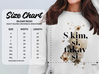 S kim si takav si Heavy Blend Crewneck Sweatshirt product