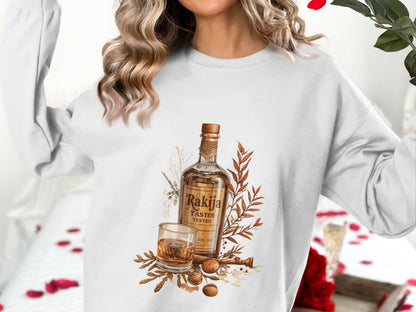 Rakija Taster Tester Art Decorative White Sweatshirt product