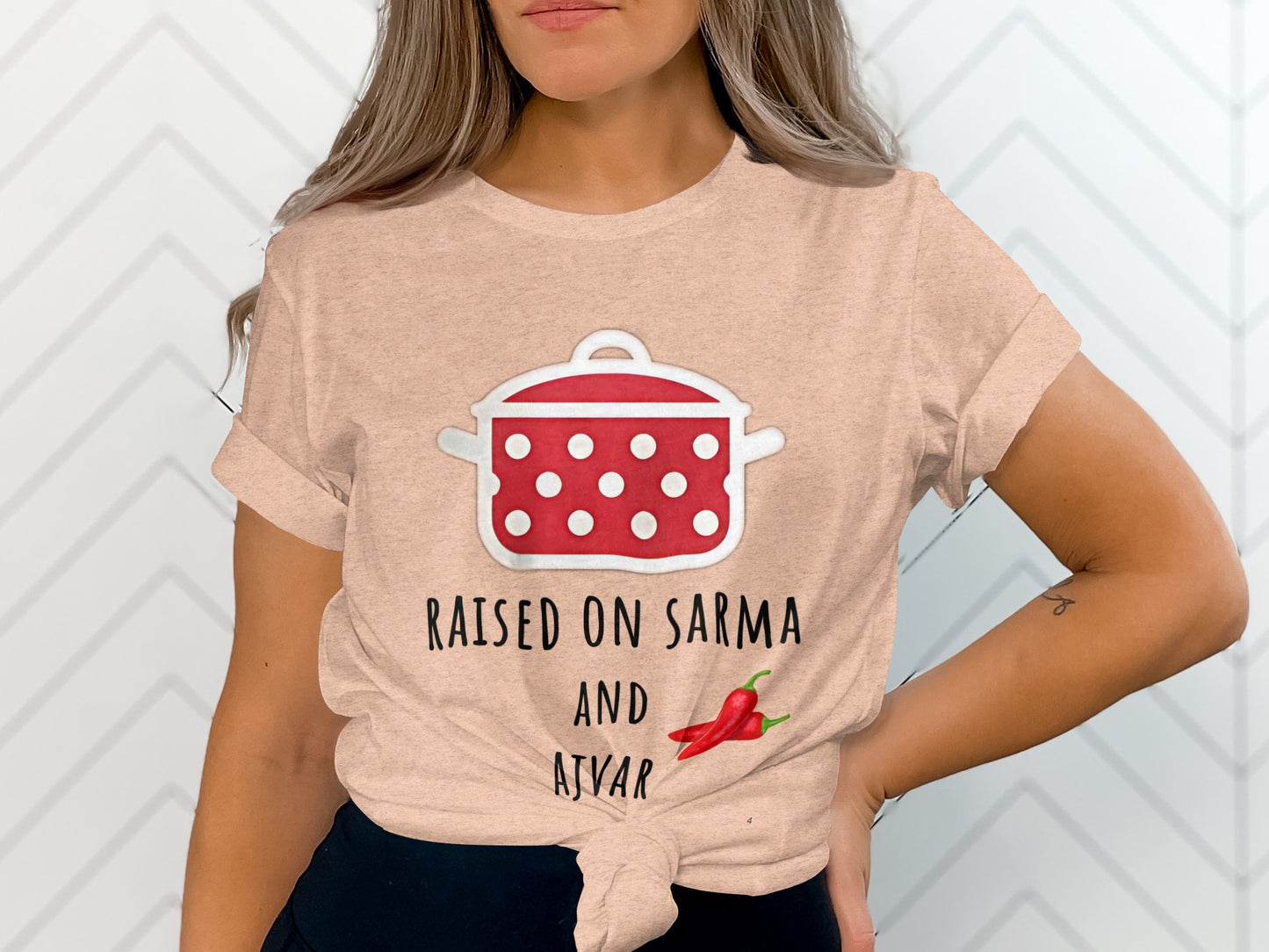 Raised on Sarma and Ajvar T-Shirt product type
