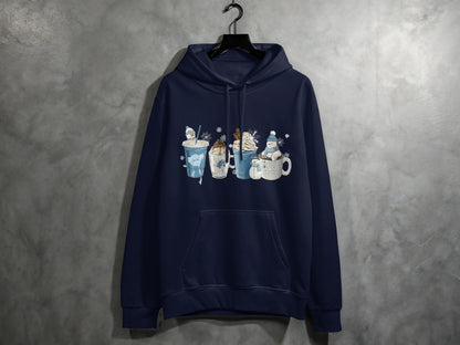 Cozy Winter Drinks Sweatshirt for Cold Weather