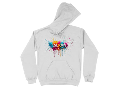 Balkan Colorful Paint Splatter Design Hoodie