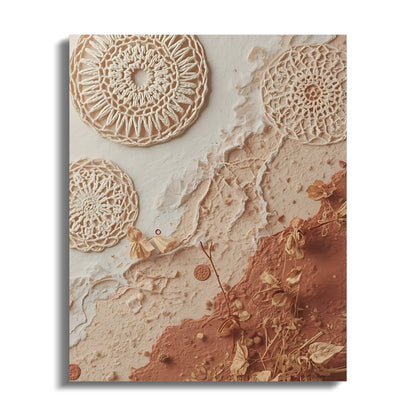 Artistic Abstract Textured Wall Art on Canvas product