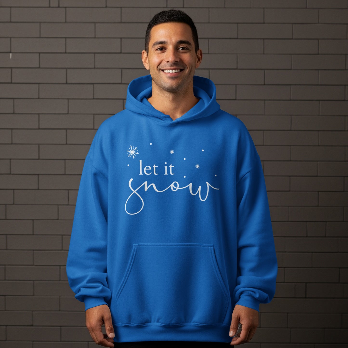 Let It Snow Festive Hoodie for Winter Celebrations