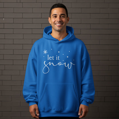 Let It Snow Festive Hoodie for Winter Celebrations