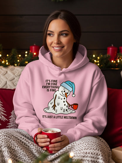 It's Fine I'm Fine Everything Is Fine Hoodie Product