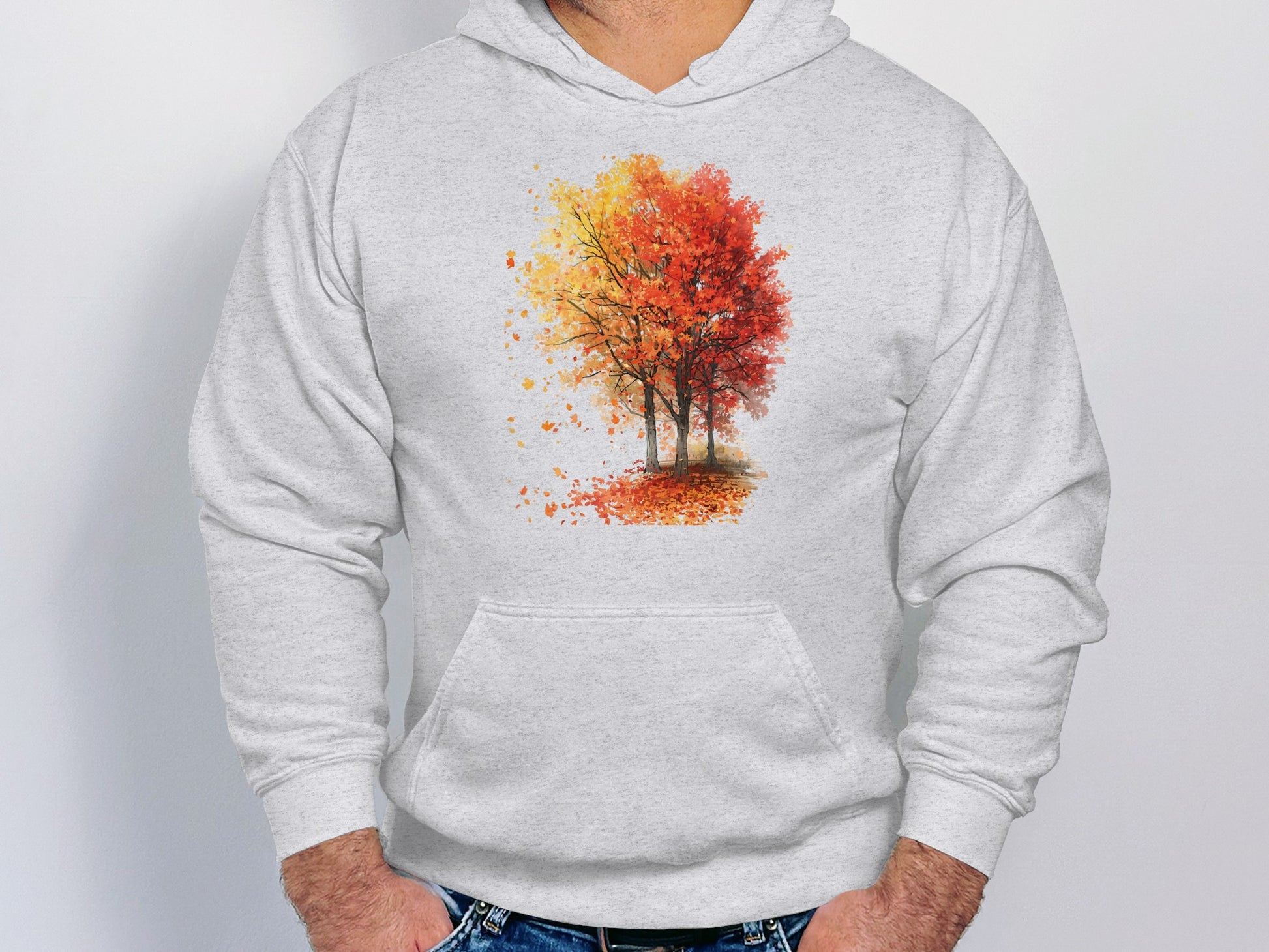Autumn Trees Graphic Print Hoodie product