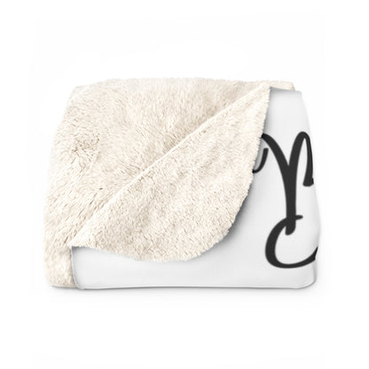 Cozy Personalized Monogram Design Blanket for Home