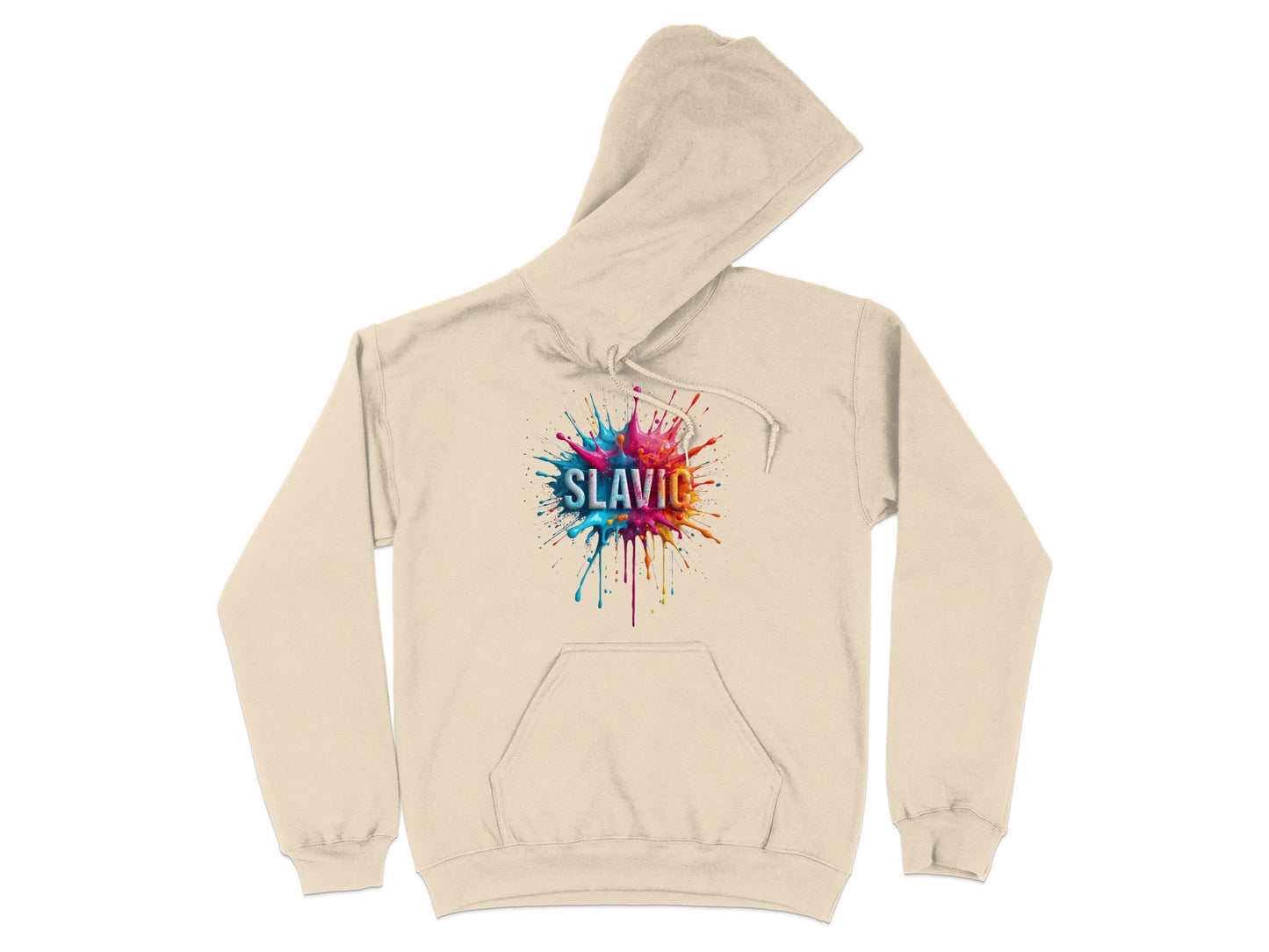 Sand Colorful Splash SLAVIC Graphic Hoodie product type